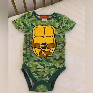 Tmnt turtles camo onesie 18/24 m